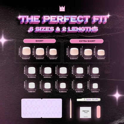 Cinderella - Press-on Toenail Kit