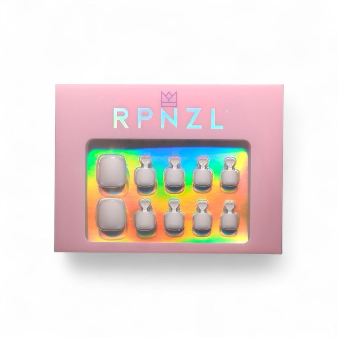 Snowflake - Press-on Toenail Kit